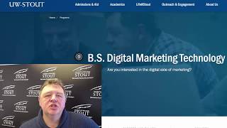 Change of Major to Digital Marketing Technology