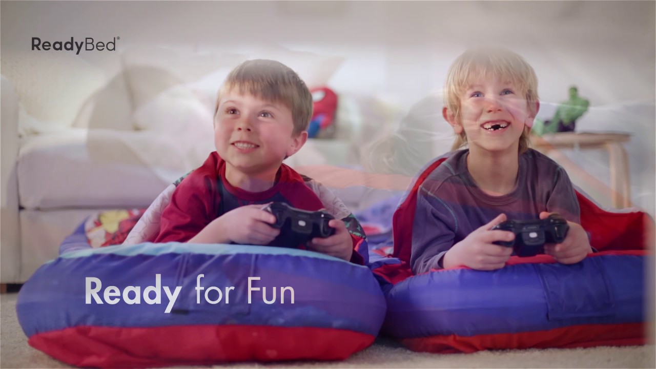 DISNEY TOY STORY BUZZ L'ECLAIR - Lit d'appoint Readybed - Lit gonflable  pour enfants avec sac de couchage intégré