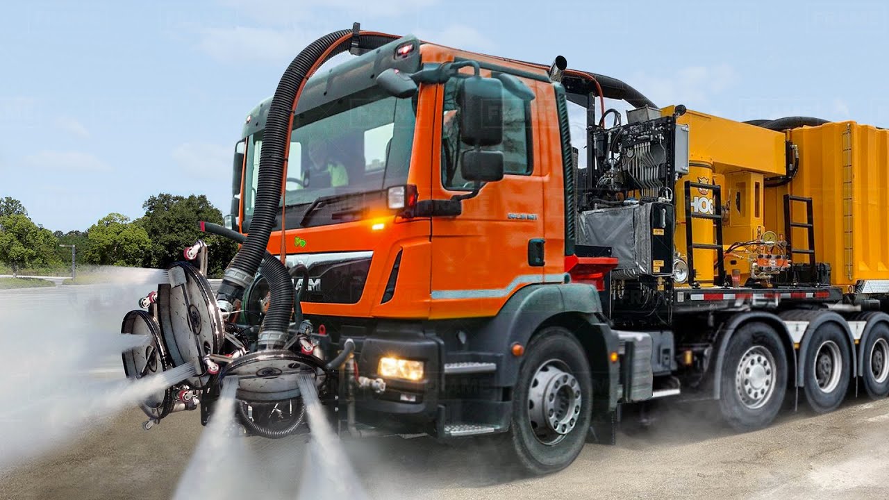 Genius Deep Street Cleaning Truck Inventions that Are on Another Level