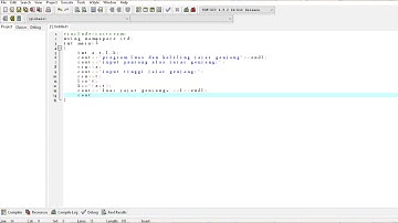 Menghitung Luas dan Keliling Jajar Genjang menggunakan program DEV C++