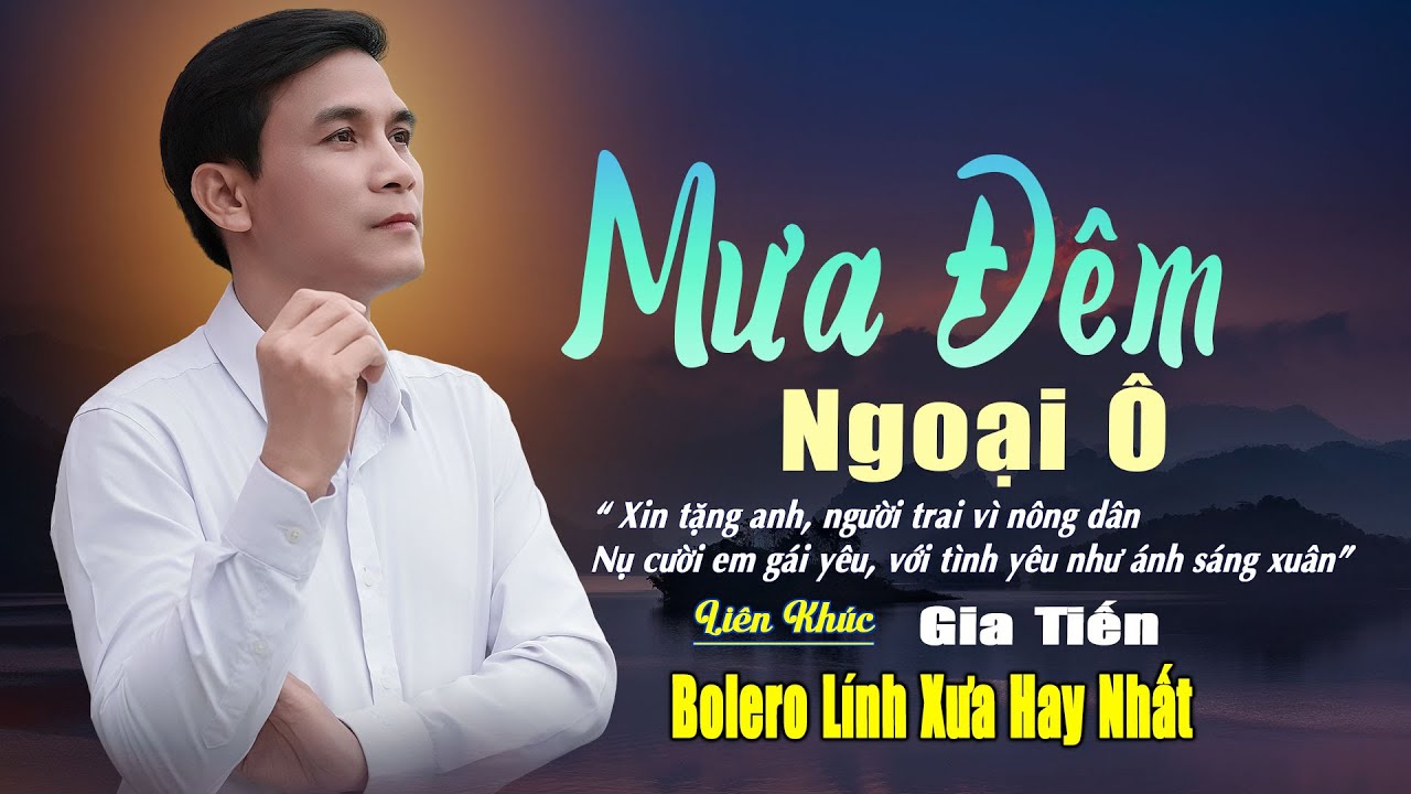 ► Mưa Đêm Ngoại Ô Liên Khúc Bolero Nhạc Lính Xưa Giọng Ca Độc Lạ Toàn Bài Hay Nghe Êm Tai Dễ Ngủ