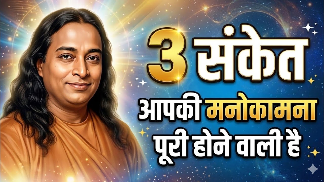 3 संकेत आपकी मनोकामना पूरी होने वाली है | इच्छापूर्ति साधना रहस्य | Paramhansa Yogananda ji 🙏