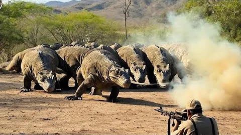How Do Hunters and Farmers Deal with Millions of Komodo Dragons, Elephants and Feral Hogs by Guns?