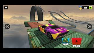 Extreme Impossible Stunt Car Tracks Master Level 8, 9, 10, 14 and 15. Blue, Purple, Green and RedCar screenshot 3