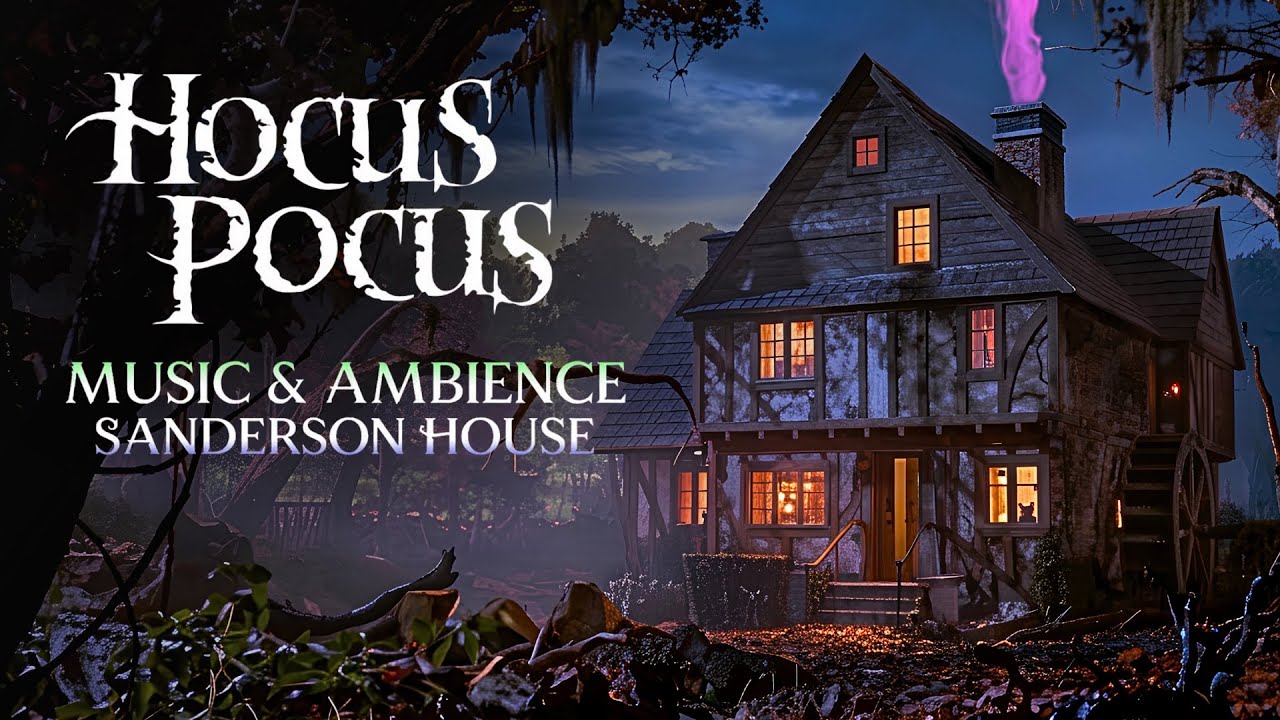 🎃Hocus Pocus | Spooky Music & Ambience at the Sanderson House, Human-made, No Mid-roll Ads, 6 Hours