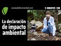 La declaración de impacto ambiental – 5 minutos con - 172