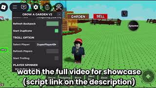 [ FULL TUTORIAL ] 🛠 PET/SEED SPAWNER SCRIPT 🍏 | GROW A GARDEN | FREE NO KEY