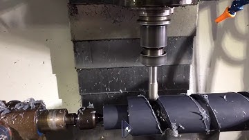 Bottle Feed Screw - Machining Directly from Inventor Model with FeatureCAM
