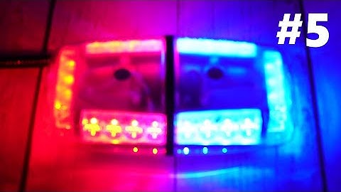 Tiếng Còi Xe Cảnh Sát 113, CSCĐ, Công An Giao Thông #5 - Đèn Ưu Tiên Cảnh Sát 24 LED | HOACON