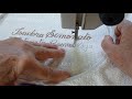 Como bordar toalhas com trama do tecido meio aberta (80)