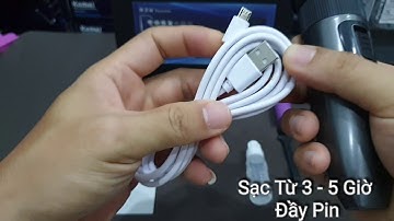 Tông Đơ Cắt Tóc Gia Đình Huaerbo, Tông Đơ Lưỡi Sứ 2 Pin 1500mA. Tông Đơ Cao Cấp Lưỡi Sứ.