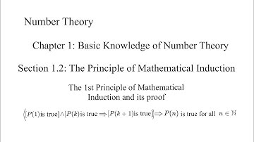 The 1st Principle of Mathematical Induction [NT-Chap.1-S 1.2 Math Induction] - Part 2
