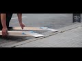 Rampa para Escalon de una Pieza en Aluminio Ligera y Resistente