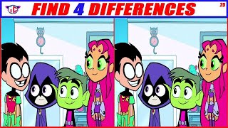 Find 4 Differences Spot The Difference #7 Brain Games Photo screenshot 1