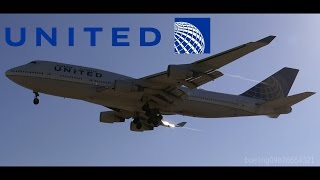 HD RARE United Airlines 747-422 N175UA HARD Landing at San Jose International Airport HD RARE United Airlines 747-422 N175UA HARD Landing at San Jose International Airport