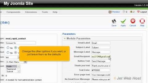 How to add contact forms to your Joomla site with Rapid Contact