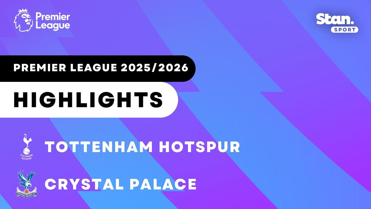 Tottenham Hotspur v Crystal Palace | Highlights | Premier League 2025/26