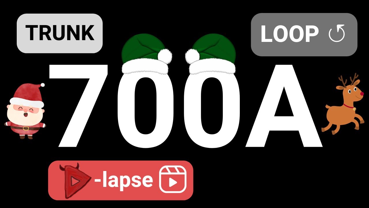 [SMRT | Hyperlapse] Bus 700A (DEFUNCT) [Christmas 2023 Special]