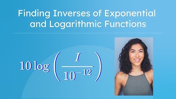 Finding Inverses of Exponential and Logarithmic Functions - How To Verify Inverse Functions