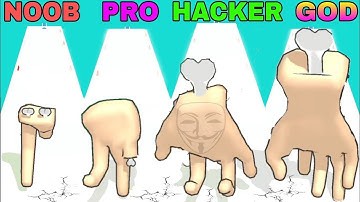NOOB VS PRO VS HACKER VS GOD in Finger Run 2024