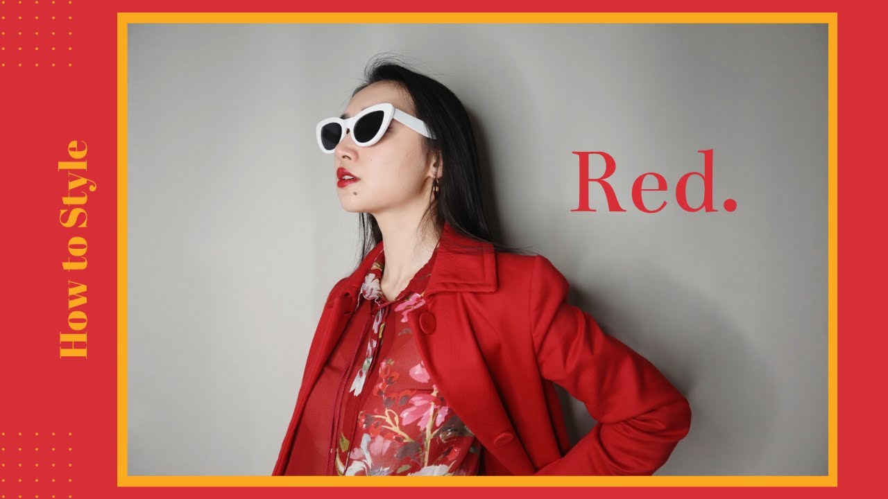 How To Style Red| Lookbook
