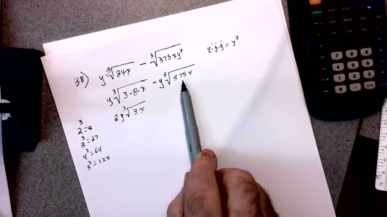 College Algebra Final Exam Review Problem 38