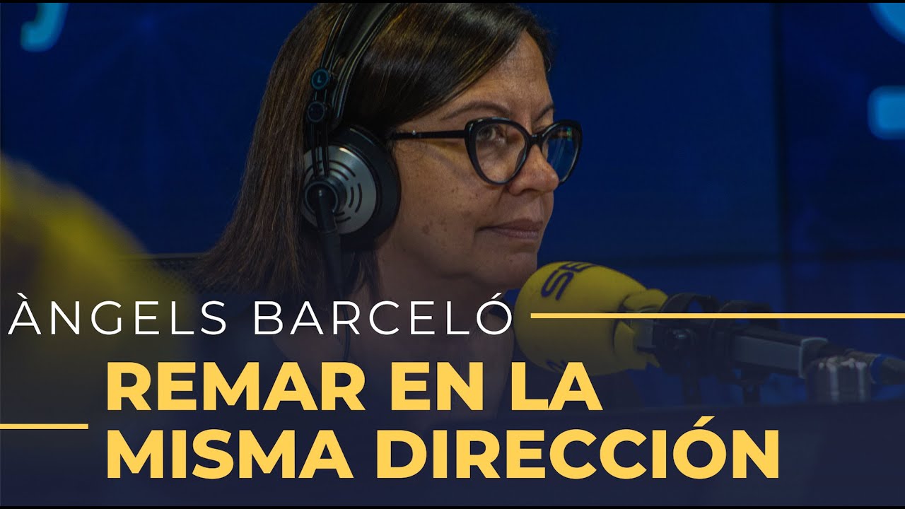 La llamada a la tranquilidad de Àngels Barceló: 