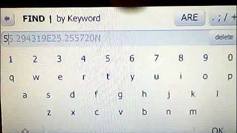 SPIRIT How to put Coordinates in Mio Seeker GPS device