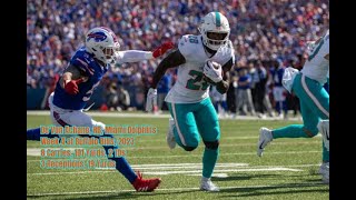 De'Von Achane Week 4 Every Run, Target, and Catch Miami Dolphins at Buffalo Bills NFL 2023