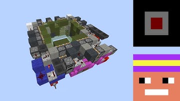 Smallest Seamless 5x5 [Flush] Cave Trapdoor (Observerless, 1.14+)