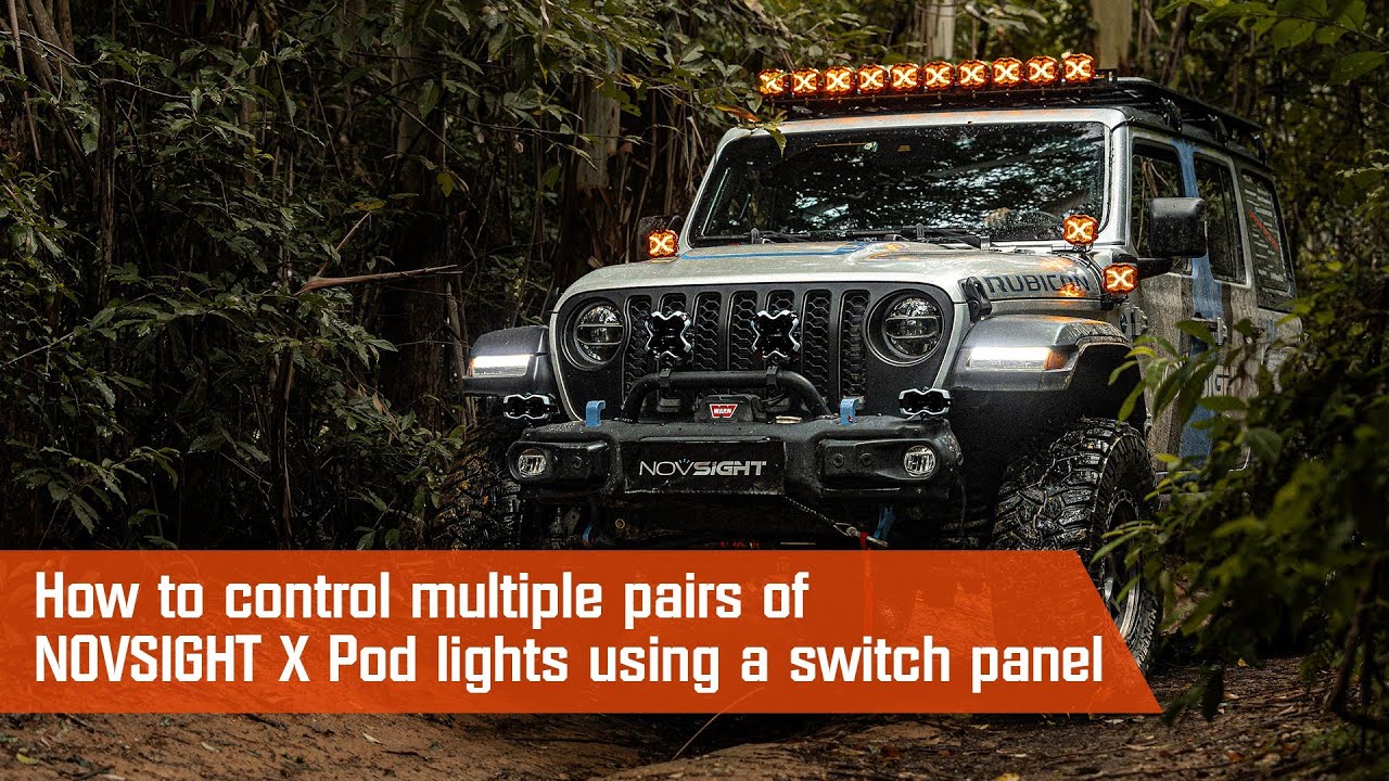Novsight Switch Qr Code How to control multiple pairs of Novsight X Series Pod lights using a ...