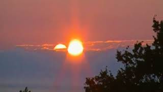 double sunset (August 2017)