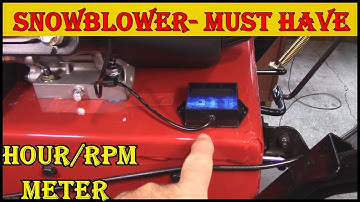 Best Hour Meter/RPM Install - Dyers