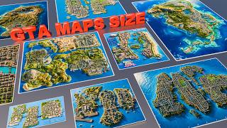 GTA Map Size Comparison (1997 2026) | Smallest to Biggest