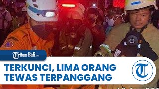Kebakaran Hebat Landa Bengkel Motor di Warakas, Lima Orang Penghuni Tewas Terpanggang