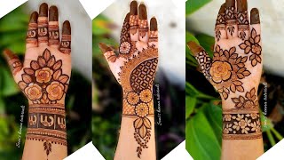 Diwali special Top 3 rose mehndi design || Diwali mehndi design || Front hand mehndi design || Henna