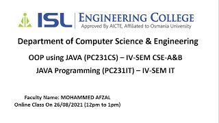 JAVA Session 32 #OU #Java Util #BitSet #Date #Calendar #Timer