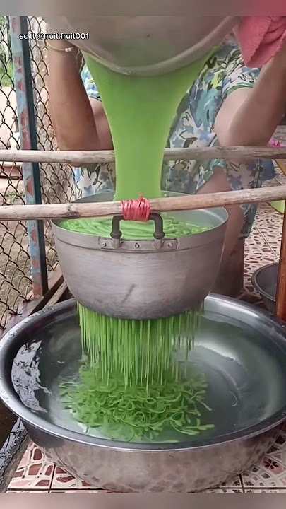 Proses pembuatan es cendol