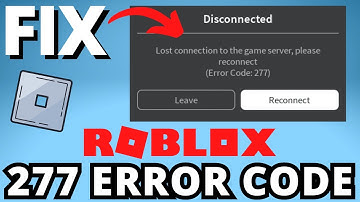 How to Fix Roblox Error Code 277 - Fix Disconnected Error Code 277 Roblox