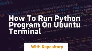 how to run python program on ubuntu terminal
