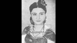 #0 PARO DEVI Film~AMAR ASHA~1947~Mohabbat Jatane Ko Jee Chahata Hai~ Rare Gem
