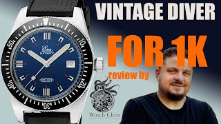 Review by @WatchChris |  Eza Automatic 1972 Hands On Review - 70s Inspired Diver Re-issue | 2020