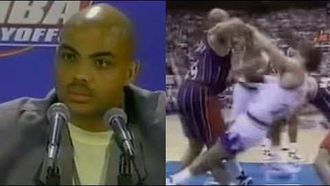 Charles Barkley on John Stockton: “I was trying to separate his shoulder or break a rib” (1997)