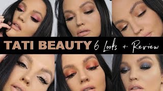 TATI BEAUTY 6 LOOKS + REVIEW 😱