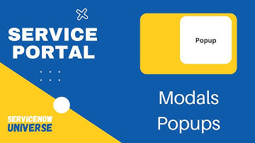 6. Service Portal Modals or Popups | $uibModal | spModal | ServiceNow