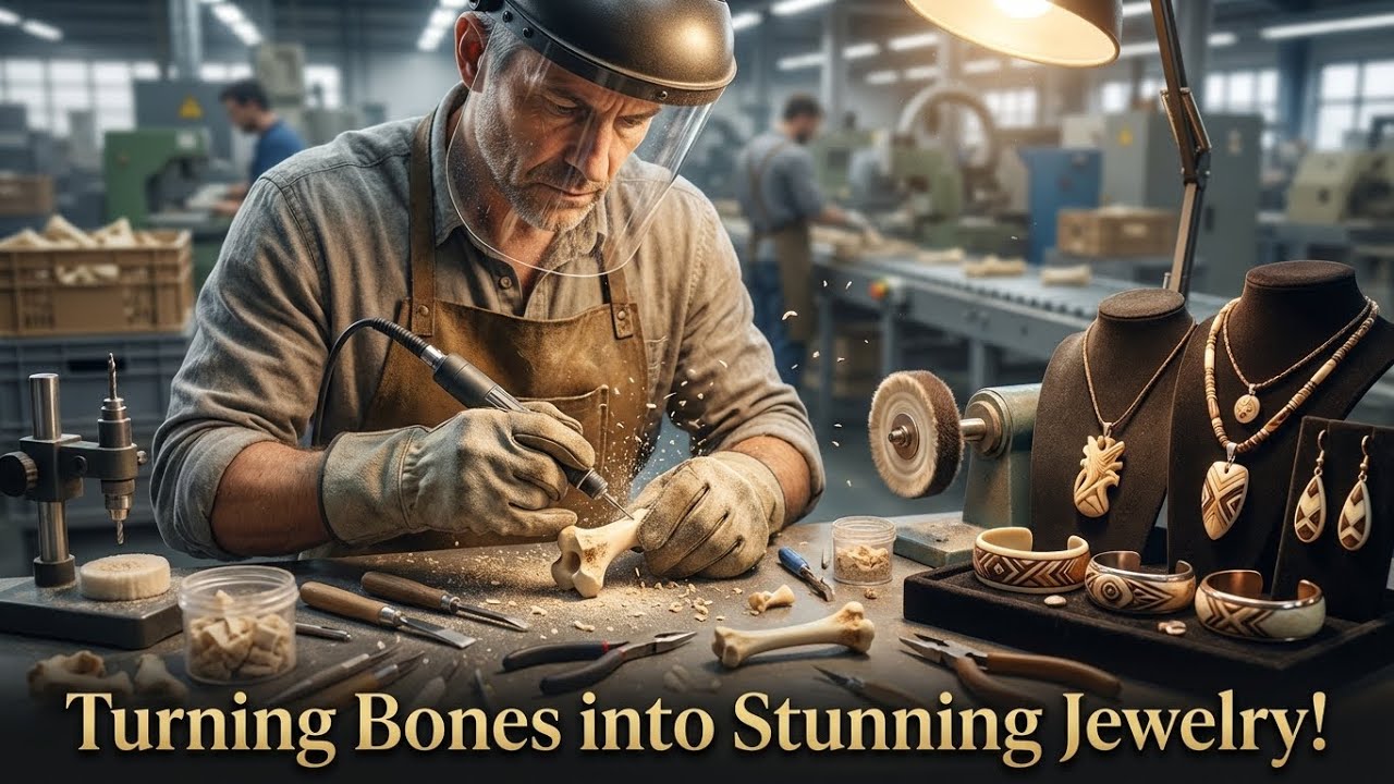 How Factories Transform Animal Bones into Stunning Jewelry