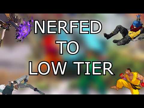 Fighting Game Characters who were nerfed to Low Tier
