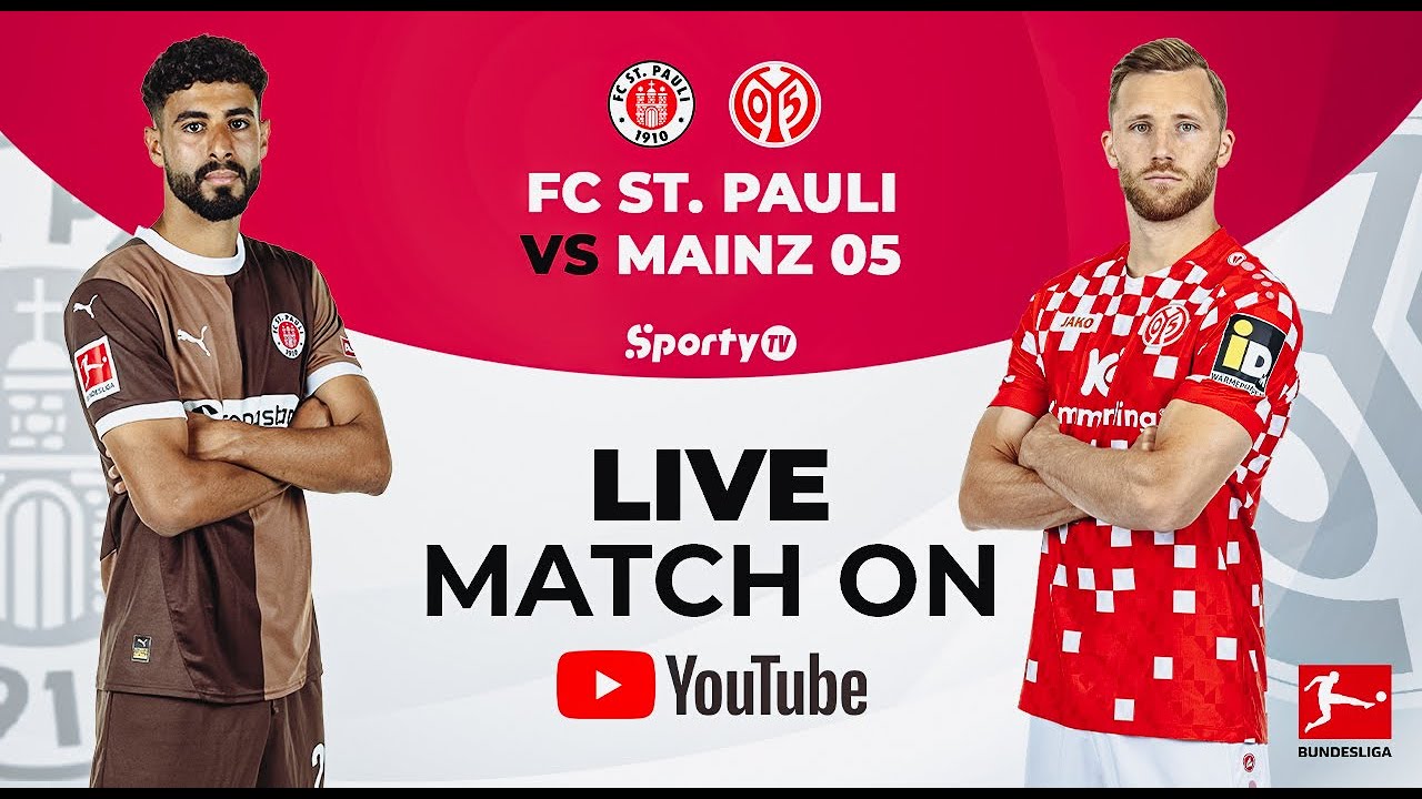 LIVE - St. Pauli vs Mainz 05 - Bundesliga Round 6 | SportyTV - YouTube
