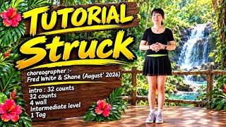 Struck line dance (Tutorial) 22/9/26