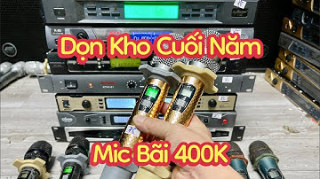 🔥 Xả Kho 400K/Bộ | Mic Baier Vỉ Tím – Mic BBS Xịn – Mic Nội Địa Tuyển Chọn | Hát Karaoke Hay